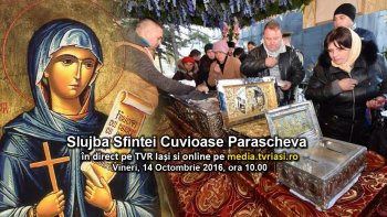 Slujba Sfintei Cuvioase Parascheva, Iași, 2016